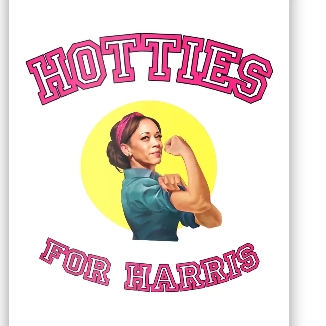 Hotties For Harris Election 2024 Poster