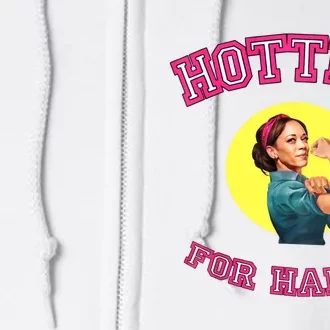 Hotties For Harris Election 2024 Full Zip Hoodie