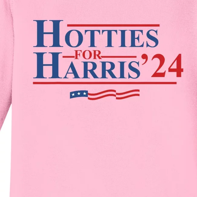 Hotties For Harris 24 Design Baby Long Sleeve Bodysuit