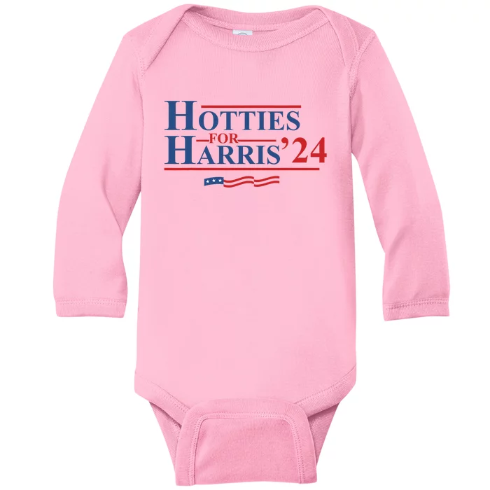 Hotties For Harris 24 Design Baby Long Sleeve Bodysuit