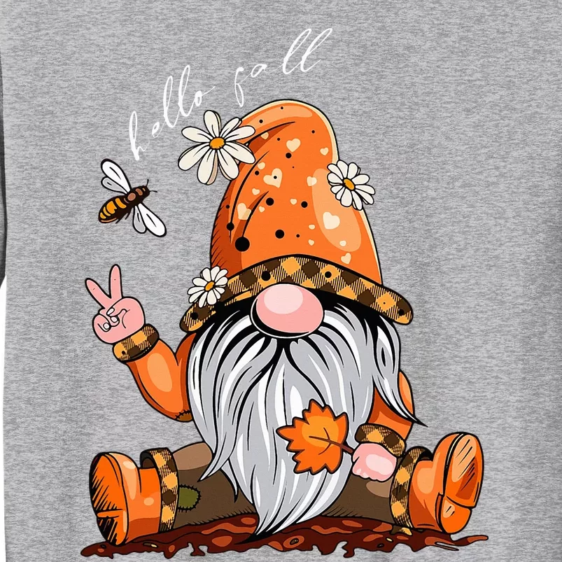 Hello Fall Happy Thanksgiving Gnome Pumpkin Fall Season Sweatshirt