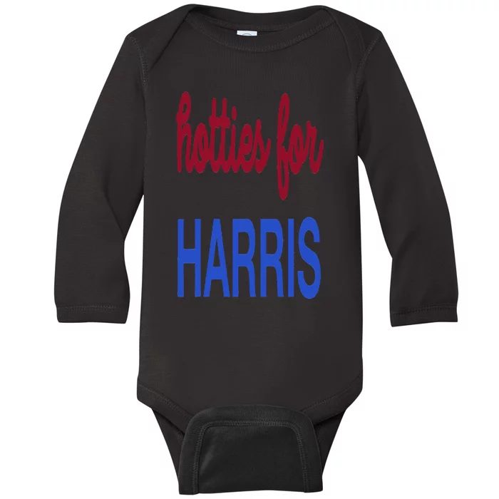 Hotties For Harris 24 Hotties For Harris 2024 Baby Long Sleeve Bodysuit