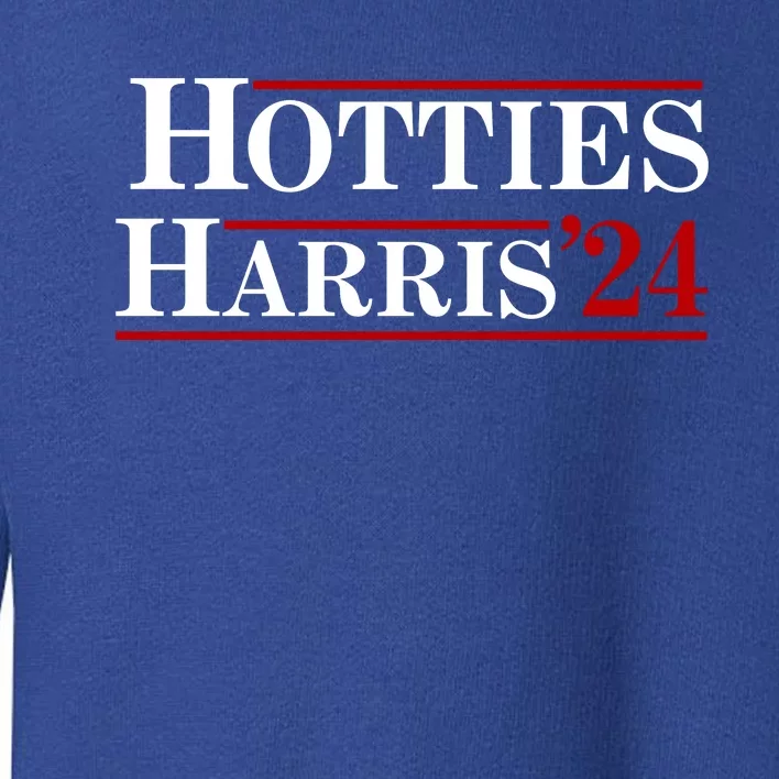 Hotties For Harris 2024 Funny Kamala Harris 2024 Toddler Sweatshirt