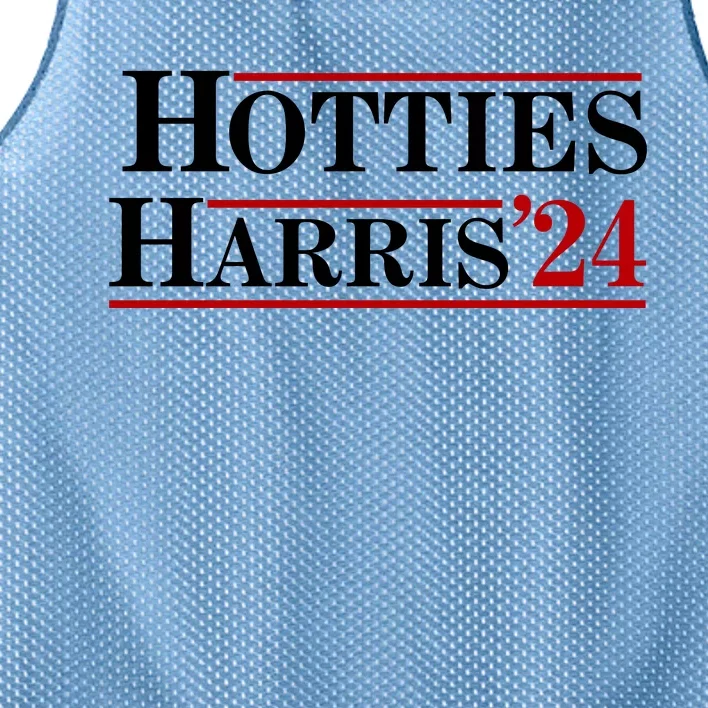 Hotties For Harris 2024 Funny Kamala Harris 2024 Mesh Reversible Basketball Jersey Tank