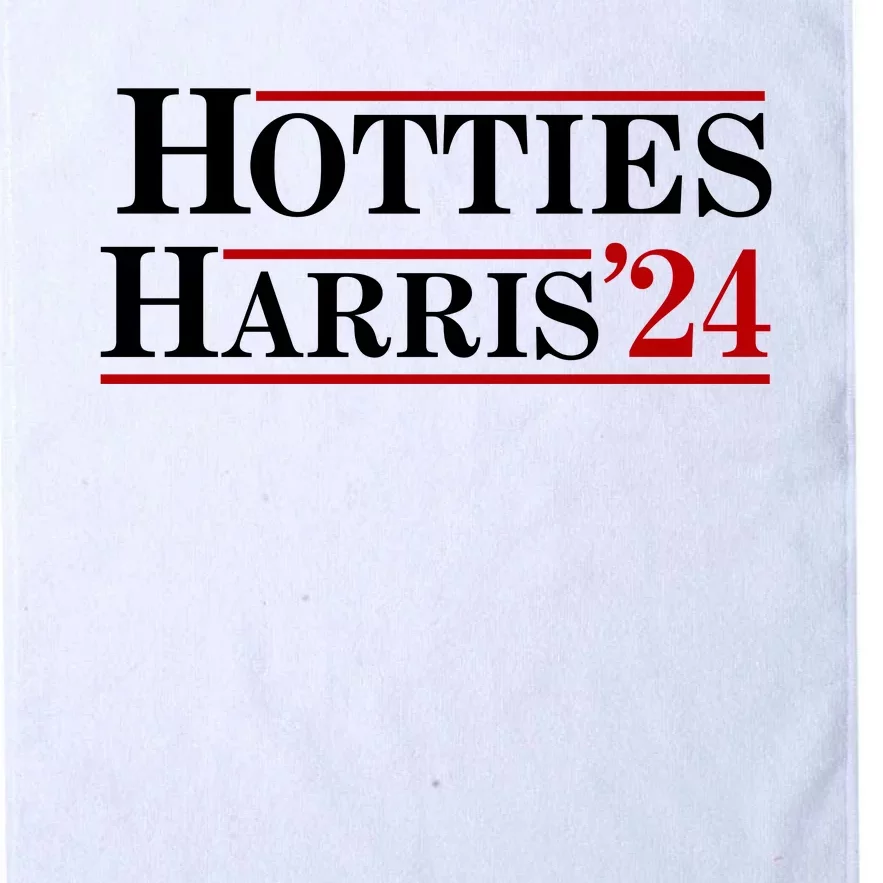 Hotties For Harris 2024 Funny Kamala Harris 2024 Platinum Collection Golf Towel