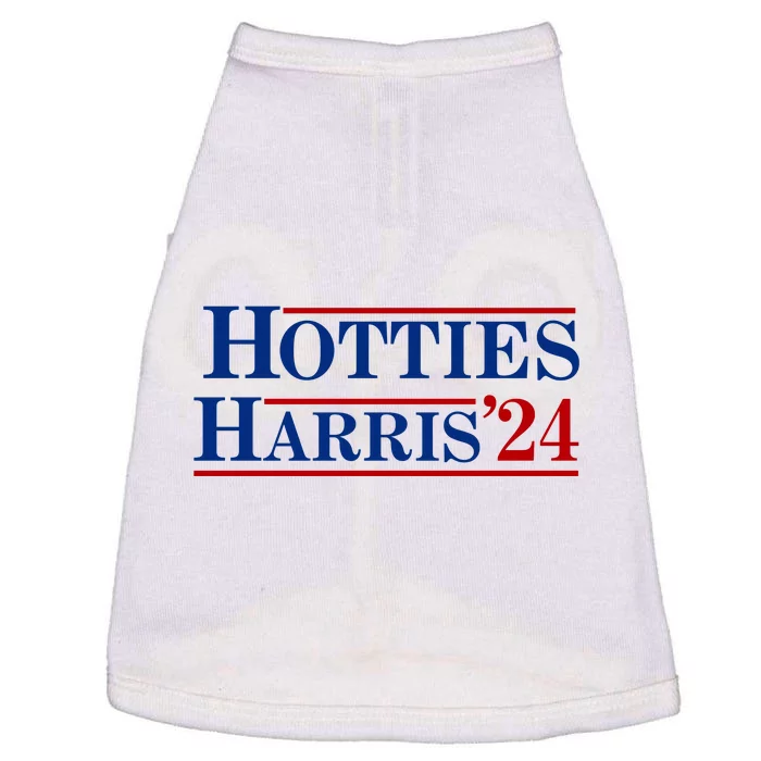 Hotties For Harris 2024 Funny Kamala Harris 2024 Doggie Tank