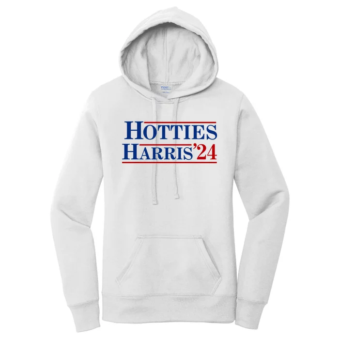 Hotties For Harris 2024 Funny Kamala Harris 2024 Women's Pullover Hoodie