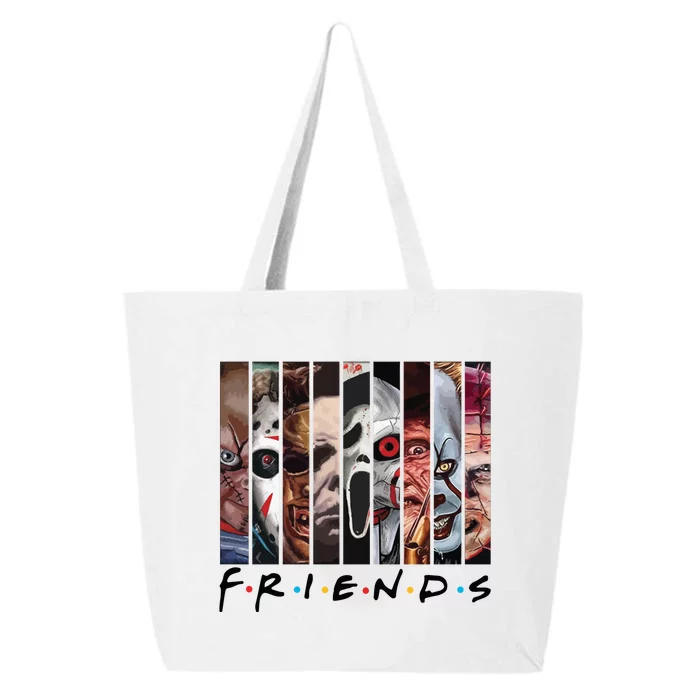 Halloween Friends Horror Movies Face Characters Graphic Novelty Night Spooky 25L Jumbo Tote