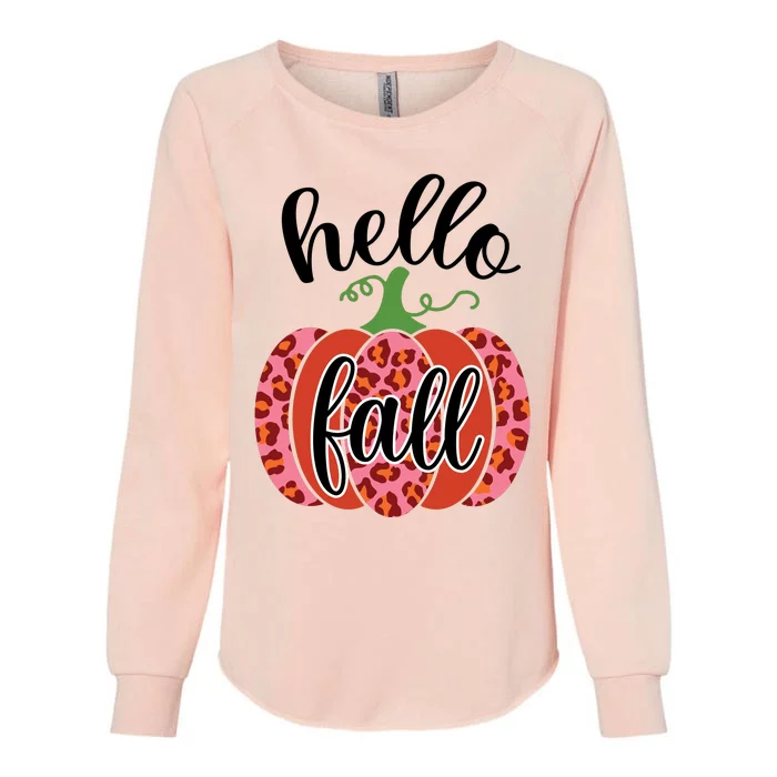 Hello Fall Womens California Wash Sweatshirt