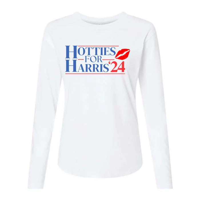 Hotties For Harris 24 Womens Cotton Relaxed Long Sleeve T-Shirt