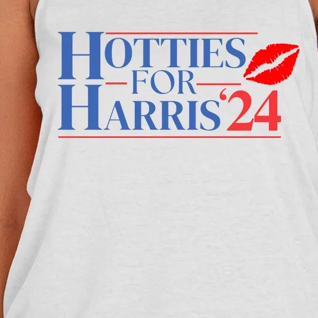 Hotties For Harris 24 Women's Knotted Racerback Tank