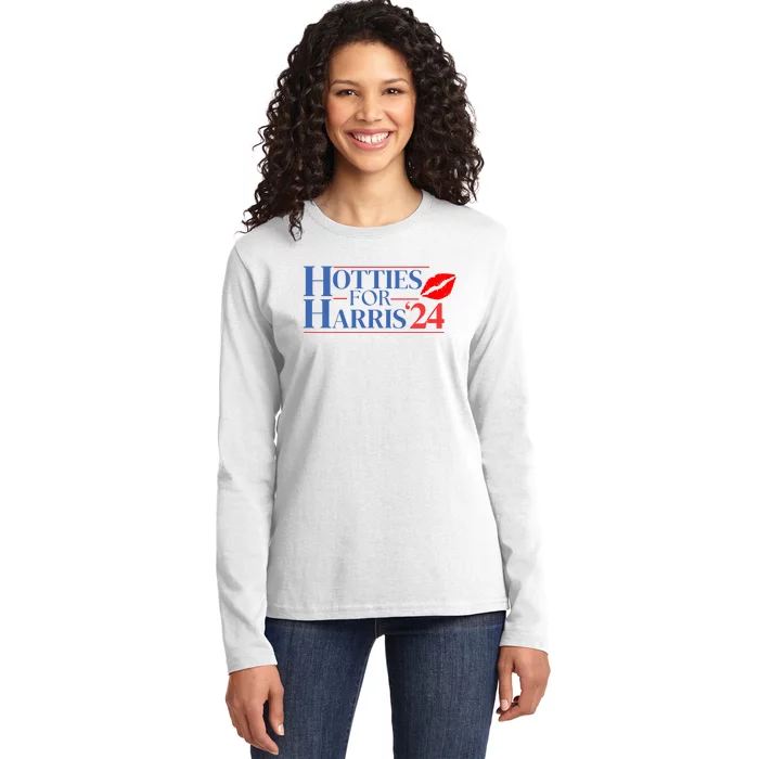 Hotties For Harris 24 Ladies Long Sleeve Shirt