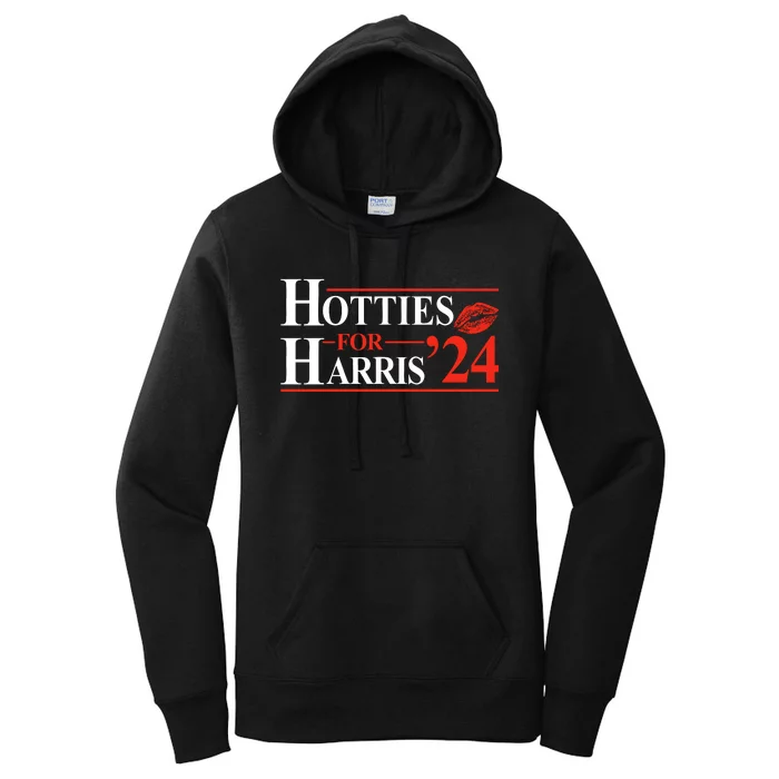 Hotties For Harris 2024 Women's Pullover Hoodie