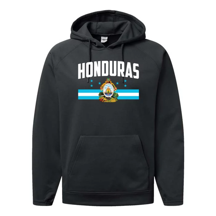 Honduras Flag Honduran Diaspora Honduras Day Performance Fleece Hoodie