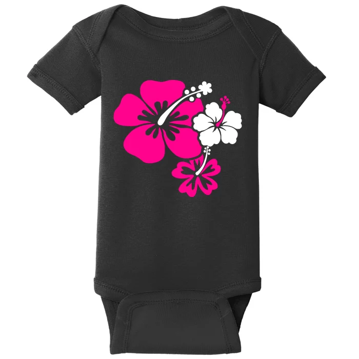 Hibiscus Flowers Baby Bodysuit