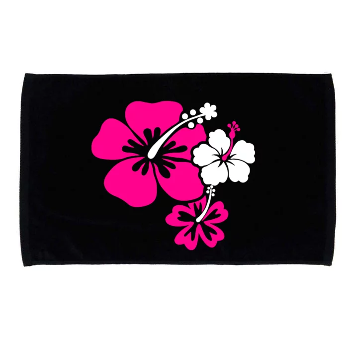 Hibiscus Flowers Microfiber Hand Towel