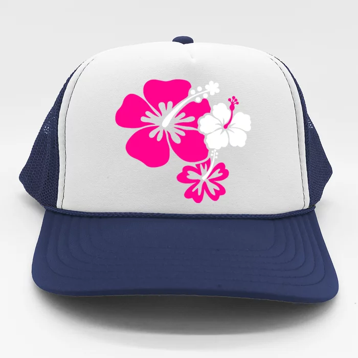 Hibiscus Flowers Trucker Hat