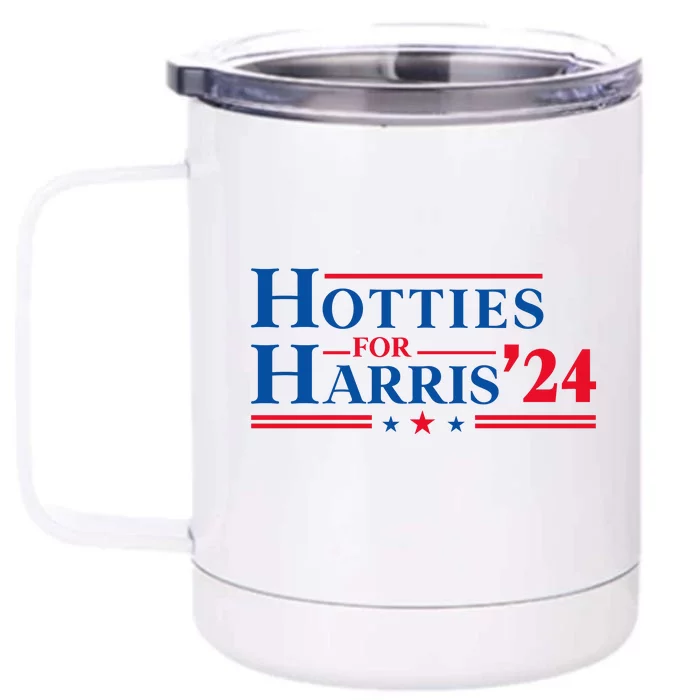 Hotties For Harris 2024 Front & Back 12oz Stainless Steel Tumbler Cup