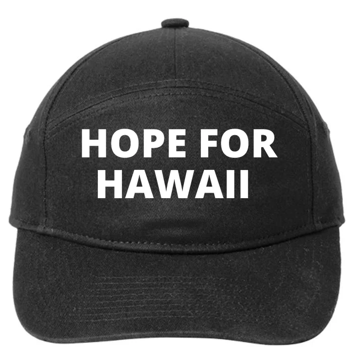 Hope For Hawaii Maui Strong 7-Panel Snapback Hat