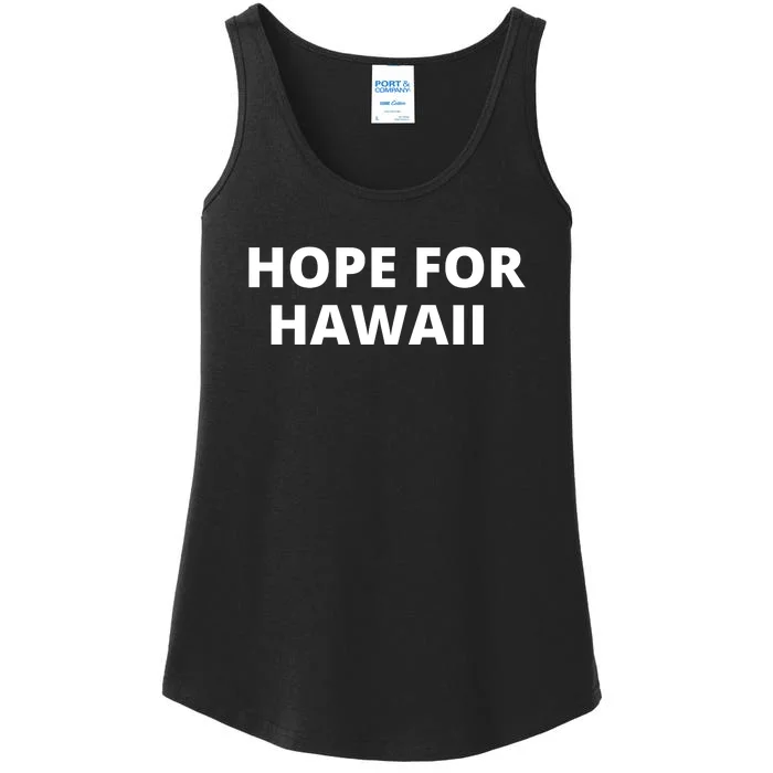 Hope For Hawaii Maui Strong Ladies Essential Tank