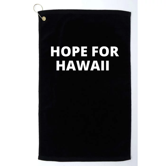 Hope For Hawaii Maui Strong Platinum Collection Golf Towel