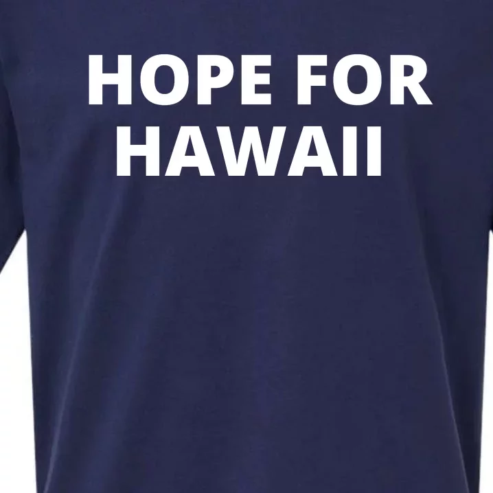 Hope For Hawaii Maui Strong Sueded Cloud Jersey T-Shirt