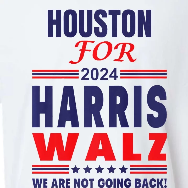 Houston For Harris Walz Premium Sueded Cloud Jersey T-Shirt