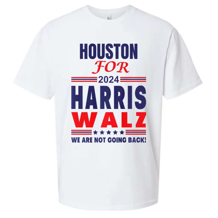 Houston For Harris Walz Premium Sueded Cloud Jersey T-Shirt