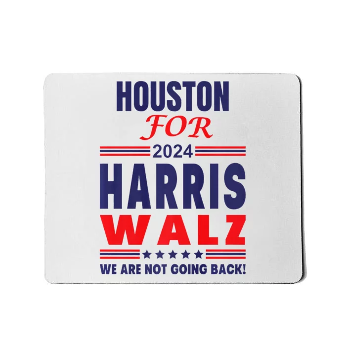 Houston For Harris Walz Premium Mousepad