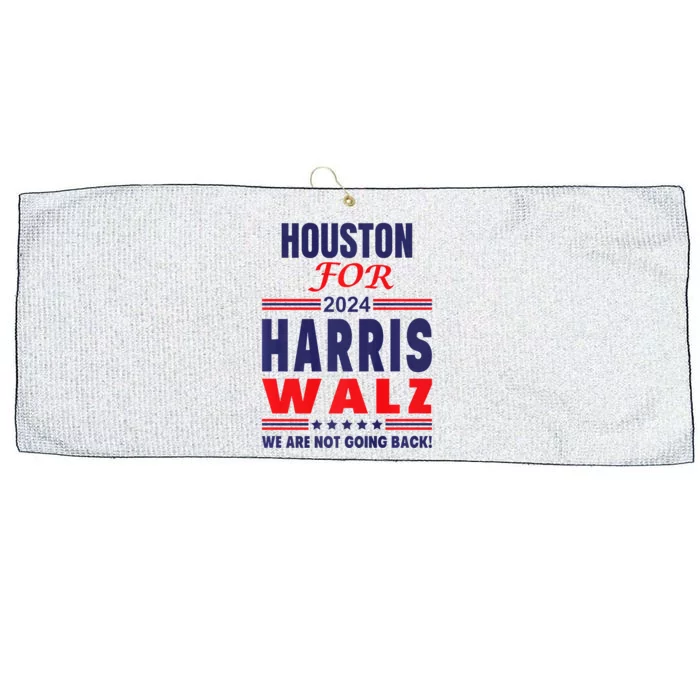 Houston For Harris Walz Premium Large Microfiber Waffle Golf Towel