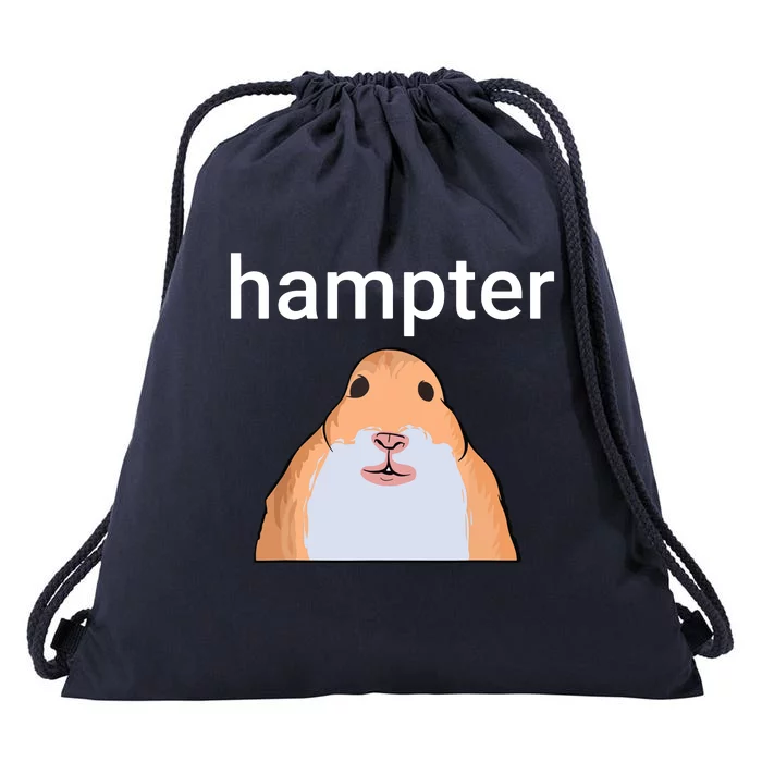 Hampter Funny Hamster Dank Meme Drawstring Bag