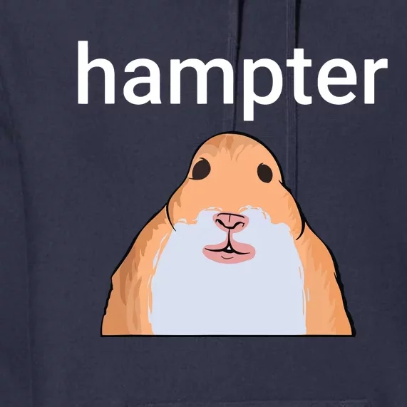 Hampter Funny Hamster Dank Meme Premium Hoodie