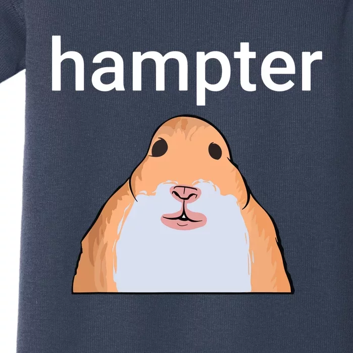 Hampter Funny Hamster Dank Meme Baby Bodysuit