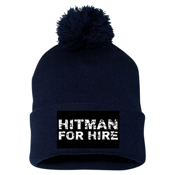 Hitman For Hire Pom Pom 12in Knit Beanie