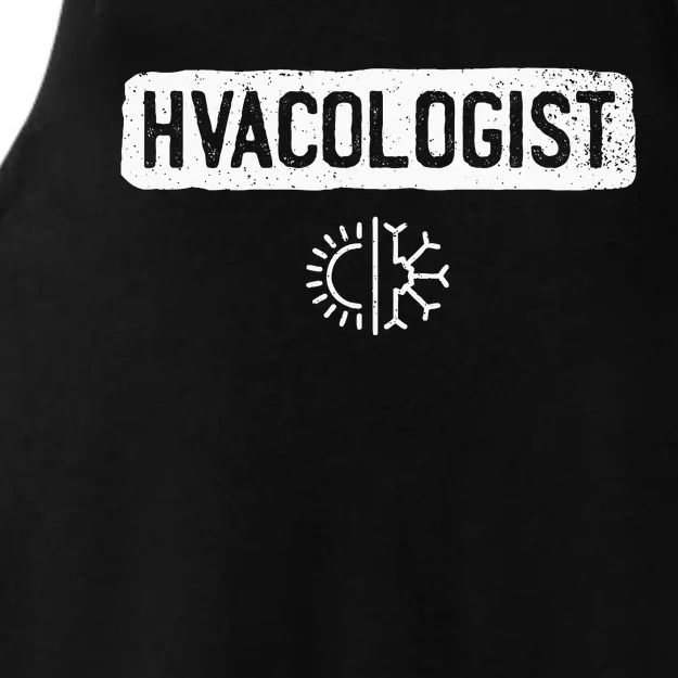 Hvacologist Funny Hvac Tech Technician Installer Gift Humor Ladies Tri-Blend Wicking Tank