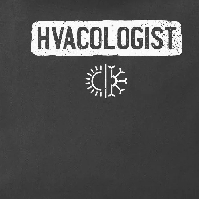 Hvacologist Funny Hvac Tech Technician Installer Gift Humor Zip Tote Bag