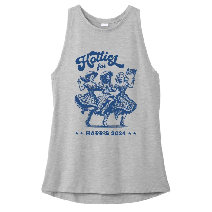 Hotties For Harris 2024 Ladies Tri-Blend Wicking Tank