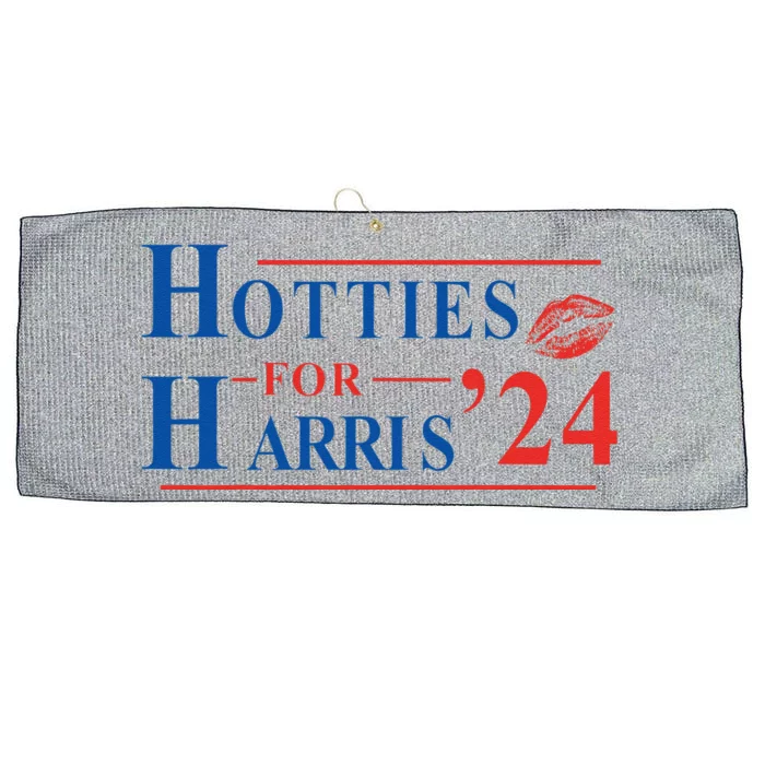 Hotties For Harris Kamala Harris For President 2024 Large Microfiber Waffle Golf Towel