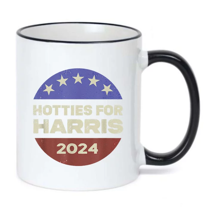 Hotties For Harris 24 Black Color Changing Mug