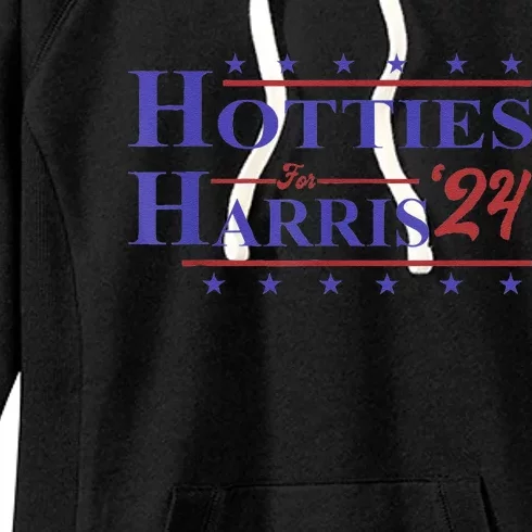 Hotties For Harris 2024 Women's Fleece Hoodie