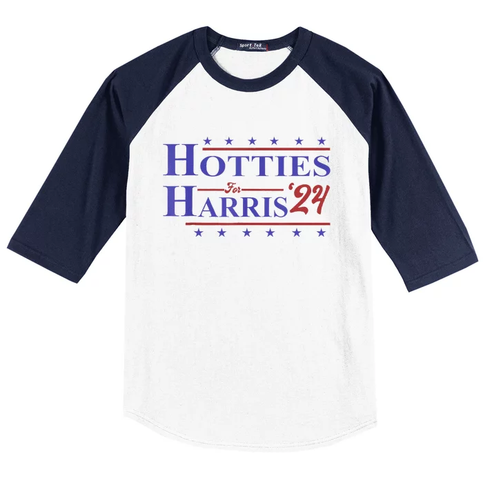 Hotties For Harris 2024 Baseball Sleeve Shirt