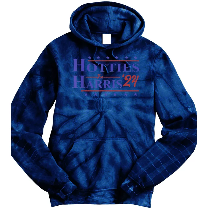 Hotties For Harris 2024 Tie Dye Hoodie