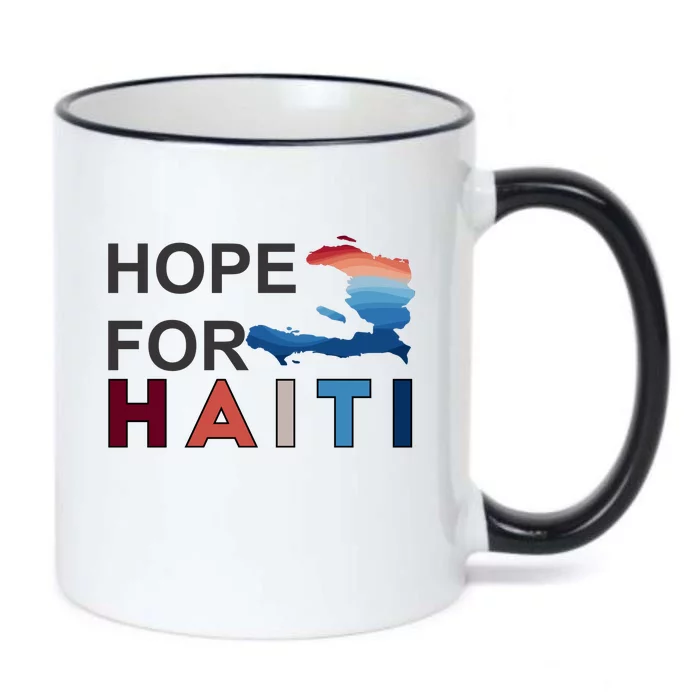 Hope For Haiti Earthquake Relief Black Color Changing Mug