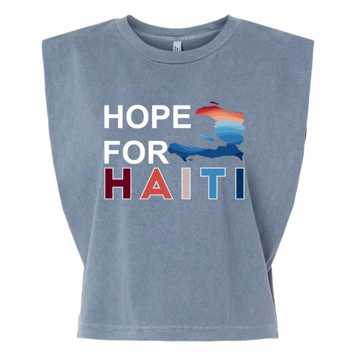 Hope For Haiti Earthquake Relief Garment-Dyed Women's Muscle Tee