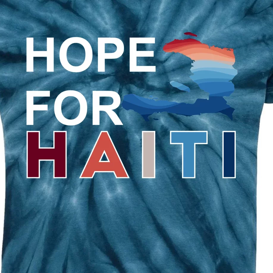 Hope For Haiti Earthquake Relief Kids Tie-Dye T-Shirt