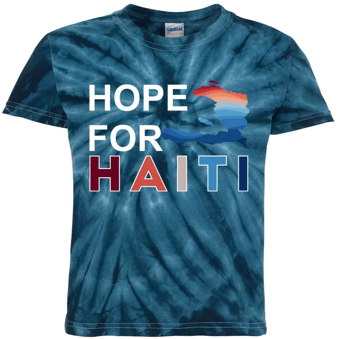 Hope For Haiti Earthquake Relief Kids Tie-Dye T-Shirt