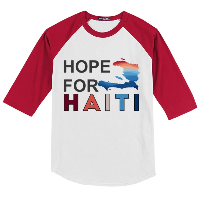 Hope For Haiti Earthquake Relief Kids Colorblock Raglan Jersey