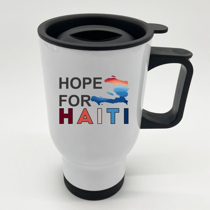 Hope For Haiti Earthquake Relief Front & Back Stainless Steel Travel Mug