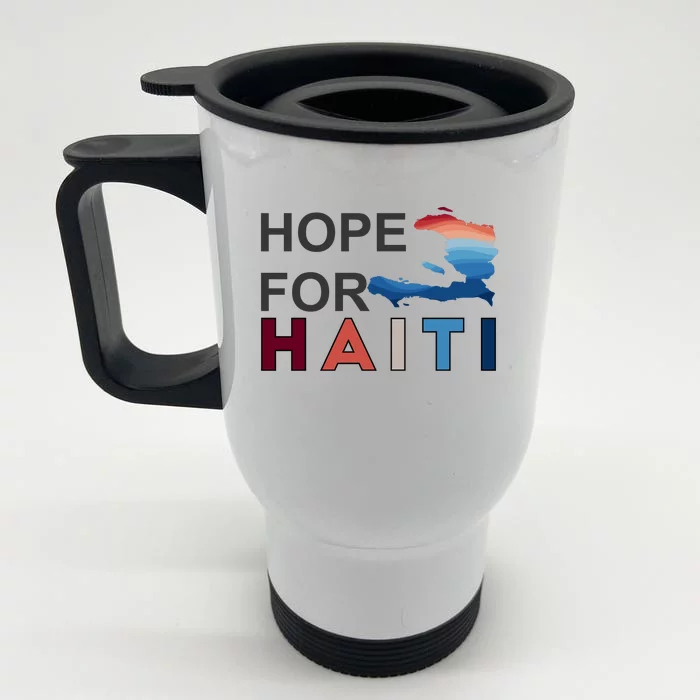 Hope For Haiti Earthquake Relief Front & Back Stainless Steel Travel Mug