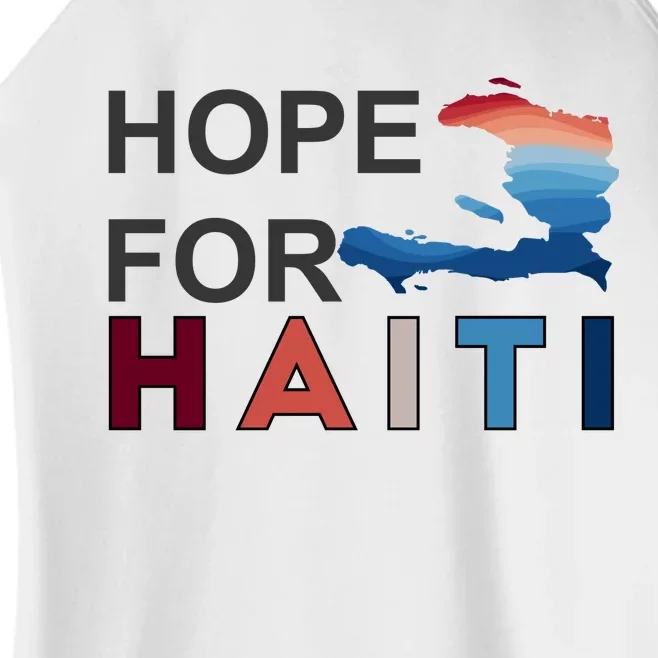 Hope For Haiti Earthquake Relief Women’s Perfect Tri Rocker Tank